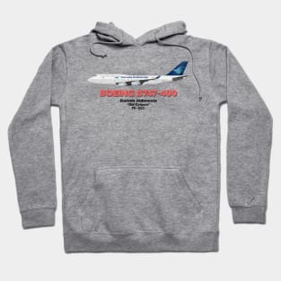 Boeing B747-400 - Garuda Indonesia "Old Colours" Hoodie